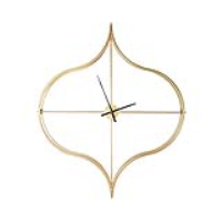 Value 138cm Moroccan Glass Gold Wall Clock