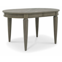 Silver Grey Wooden Medium Kitchen Extending Dining Room Table 4 to 6 Seater