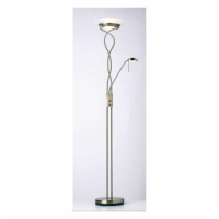 Modern Antique Brass Metal Floor Adjustable Reading Floor Lamp 182cm Tall