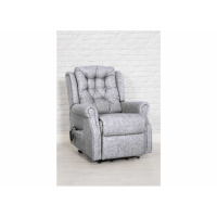 Milton Modern Style Zinc Fabric Upholstered Twin Motor Lift Armchair 108x79cm