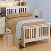 Traditional Shaker Style Kestrel White Painted 5ft King Size 150cm Bed Frame