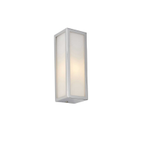 frosted Newham Bathroom 1 Wall Light ChromeFrosted