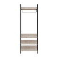 Open Wardrobe With 4 Shelves
