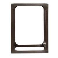 Modern Style Metal Bronze Finish Living Room Square Side End Lamp Table 50x38cm