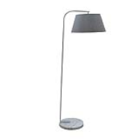 Arc Floor Lamp With Silver Shade