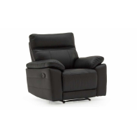 Positano 1 Seater Recliner Black