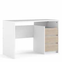 Function Plus Desk 3 drawers White Oak structure FSC Mix 70 Percent NCCOC060652