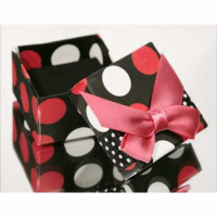 Jewellery Gift Box Black, Red And White