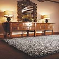 Rug Guru Modern Rectangular Imperial Viscose Dove Grey Shaggy Wool Rug 200x300cm