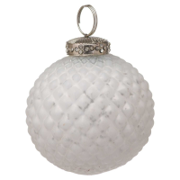 The Noel Collection White Christmas Bauble