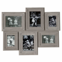Soft Grey Wall Multi Photo Frame