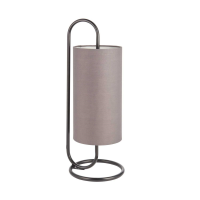 Black Grey Table Lamp Matt BlackGrey