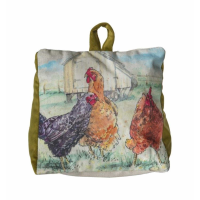 Watercolour Doorstop Olive