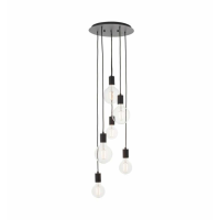 6 Pendant Light Matt Black