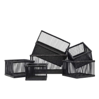Timur Baskets Set of 6 Black