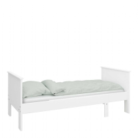 Alba Extendable Bed White 140200 cm