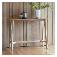 Modern Style European Oak Wood Living Room Console Hall Table 80 x 120cm