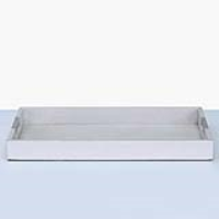 Silver Faux Stingray Leather Tray