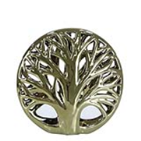 Small Gold Tree Disk Decoration