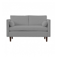 Retro Style Placido Elephant Velvet Fabric Upholstered Living Room 2 Seater Sofa 88x142cm