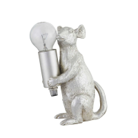 Marvin The Mouse Silver Table Lamp