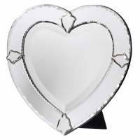 Venetian Heart Shape Table Mirror No Crown W40 X H40cm