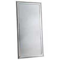 Large Modern Style Rectangular Silver Colour Leaner Floor Mirror 156 x 76cm