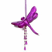 Purple Dragonfly With Tassel