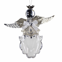 Decorative Accessories Angel Clear Acrylic With Silver