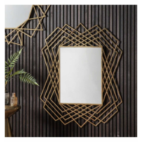 Rectangle Mirror Gold