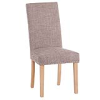 Studded Dining Chair Tweed Fabric