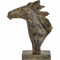 Pegasus Verdigris Resin Horse Sculpture