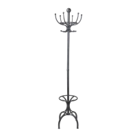 Grey Hat And Coat Stand
