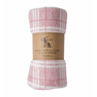 Rolled Fleece Blush 1400x1800mm