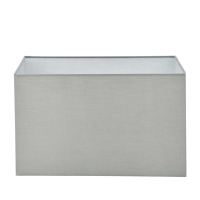 Grey Rectangular 1 Shade Light Grey 250x410x225mm