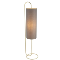 Floor Lamp Antique BrassGrey