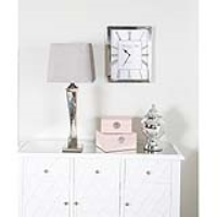 Rectangular Nickel Wall Clock