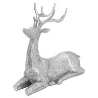 Decortive Wood Effect Sitting Deer