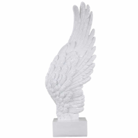 White Right Angel Wing Decor