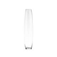 Value 70cm Clear Glass Curved Vase