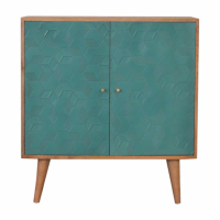 In1524 Acadia Teal Cabinet