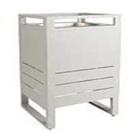 Grey Painted Outdoor Living Plant Holder Rust Proof Aluminium Framed