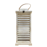 White Shutter Lantern White Large