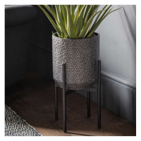Metal Planter Black Large