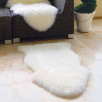 Origins Genuine Sheepskin Hand Finished Super Soft Natural Quad Rug 105x160cm