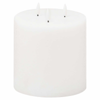 Luxe Collection Natural Glow 6x6 LED White Candle