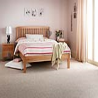 Thornton Solid Oak Wood 120cm Small Double 4ft Bed Frame Low Foot End Classic