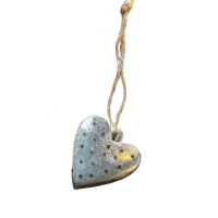 Hanging Dotted Hearts 6pk