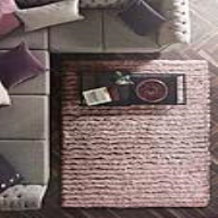 Origins Glamour Modern Polyester Tufted Carved Rug in Blush Pink 160x230cm