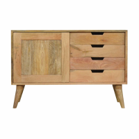 Sliding Cabinet With 4 Drawers